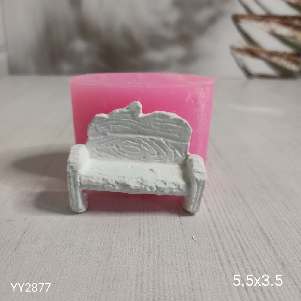 YY2877 Ahşap Bank Silikon Kalıp YY2877 Ahşap Bank Silikon Kalıp