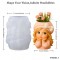 YY6151 SEVİMLİ KIZ SUKULENT SAKSI MUMLUK SİLİKON KALIP YY6151 SEVİMLİ KIZ SUKULENT SAKSI MUMLUK SİLİKON KALIP