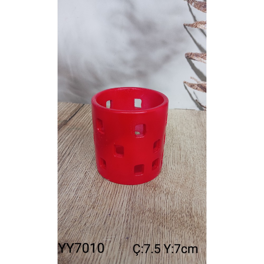 YY7010 Pencereli Tealight Mumluk Silikon Kalıp