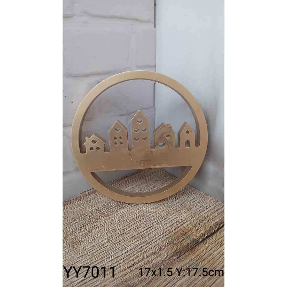 YY7011 Askılı Dekoratif Evler Silikon Kalıp YY7011 Askılı Dekoratif Evler Silikon Kalıp