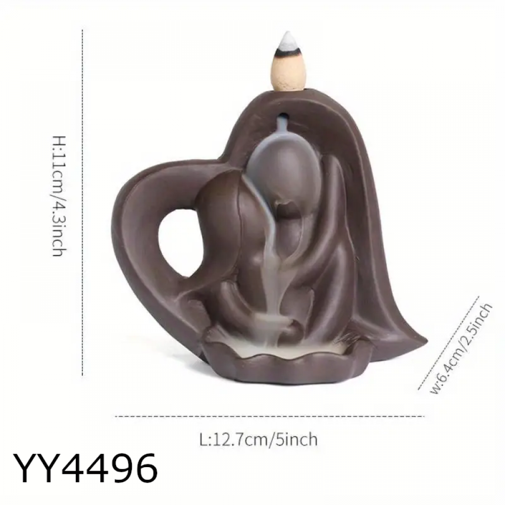 YY4496 - KALP TEMALI SARILAN SEVGİLİ GERİ AKIŞ TÜTSÜLÜK - SİLİKON KALIP