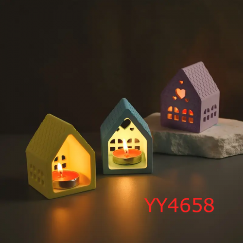 YY4658 Küçük Ev Mumluk Silikon Kalıbı: Rahatlık ve Sıcaklığı Yansıtan Anlamlı Hediye!