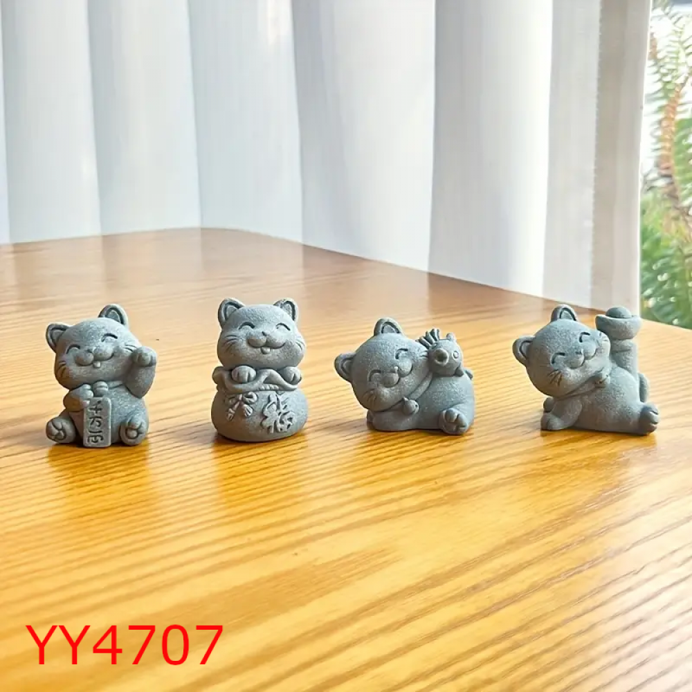 YY4707 Şans Getiren Kedi Biblo Silikon Kalıp • El Yapımı Dekoratif Koleksiyonlar ve Uğur Temalı Hediye Seçeneği! YY4707 Şans Getiren Kedi Biblo Silikon Kalıp • El Yapımı Dekoratif Koleksiyonlar ve Uğur Temalı Hediye Seçeneği!