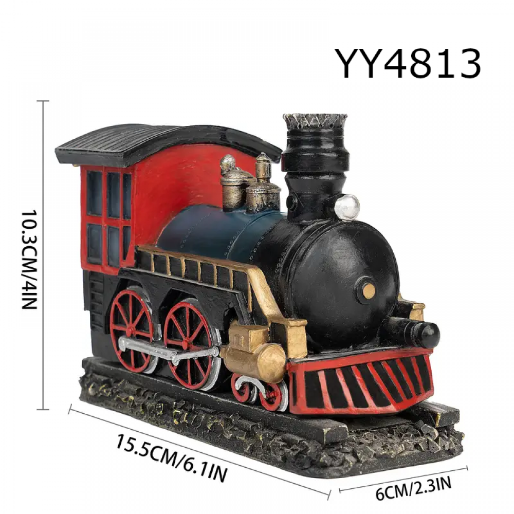 YY4813 - VİNTAGE TREN GERİ AKIŞ TÜTSÜLÜK - SİLİKON KALIP 
