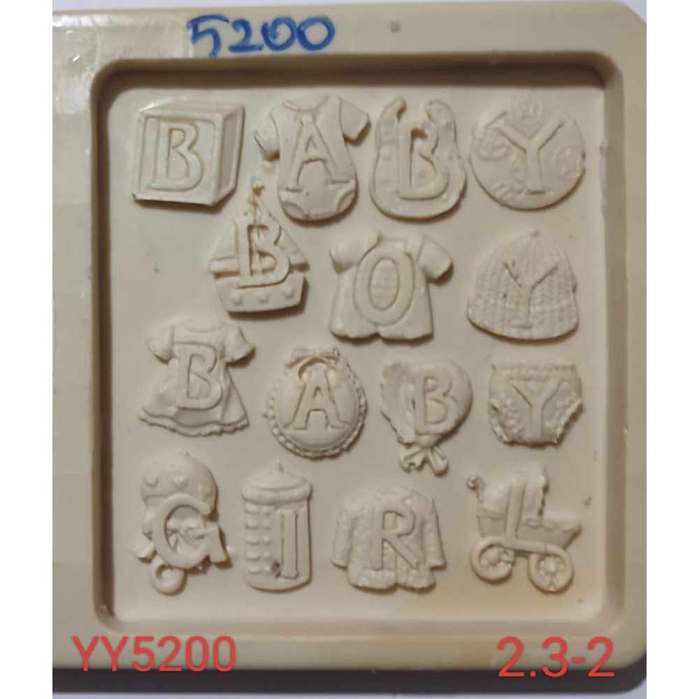 YY5200 - BEBEK EŞYALARI PANOLUK - SİLİKON KALIP YY5200 - BEBEK EŞYALARI PANOLUK - SİLİKON KALIP