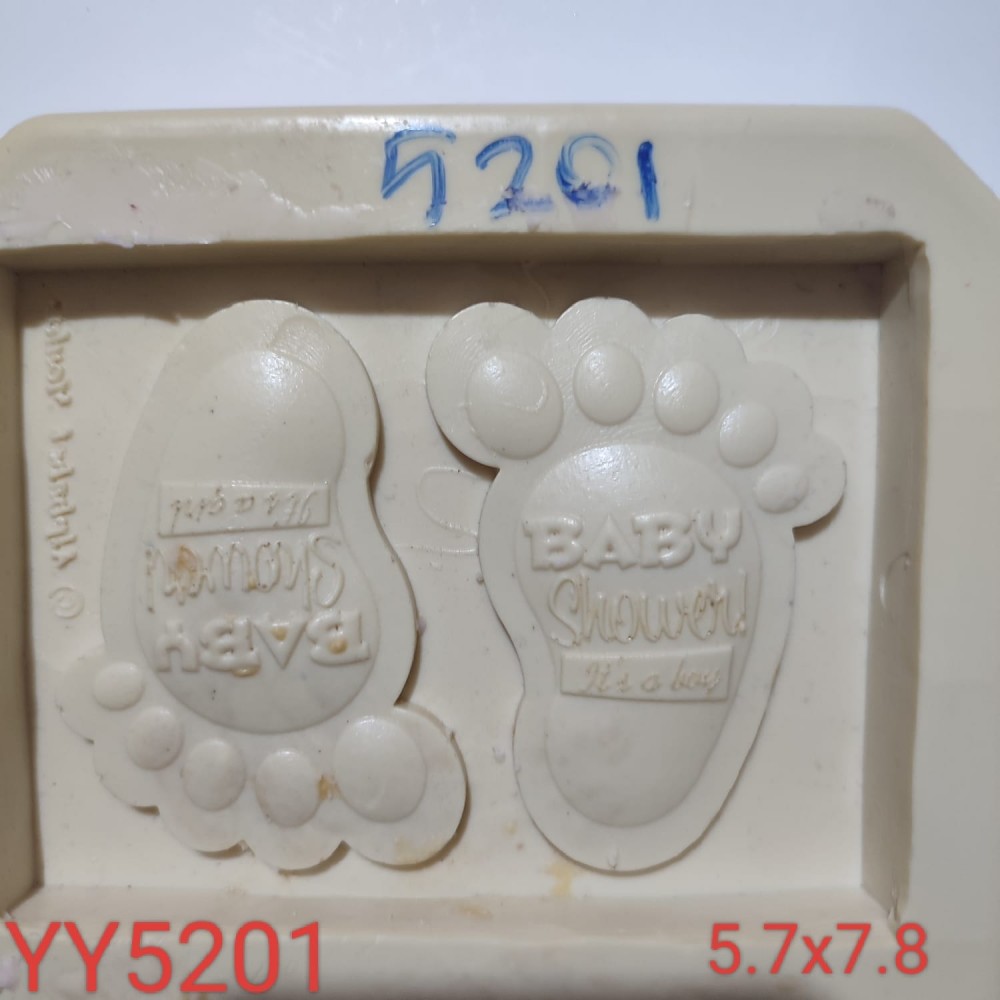 YY5201 - YAZILI AYAKLAR - SİLİKON KALIP YY5201 - YAZILI AYAKLAR - SİLİKON KALIP