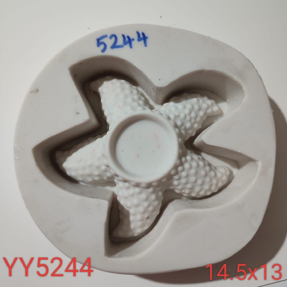YY5244 - DENİZ YILDIZI MUMLUK - SİLİKON KALIP YY5244 - DENİZ YILDIZI MUMLUK - SİLİKON KALIP
