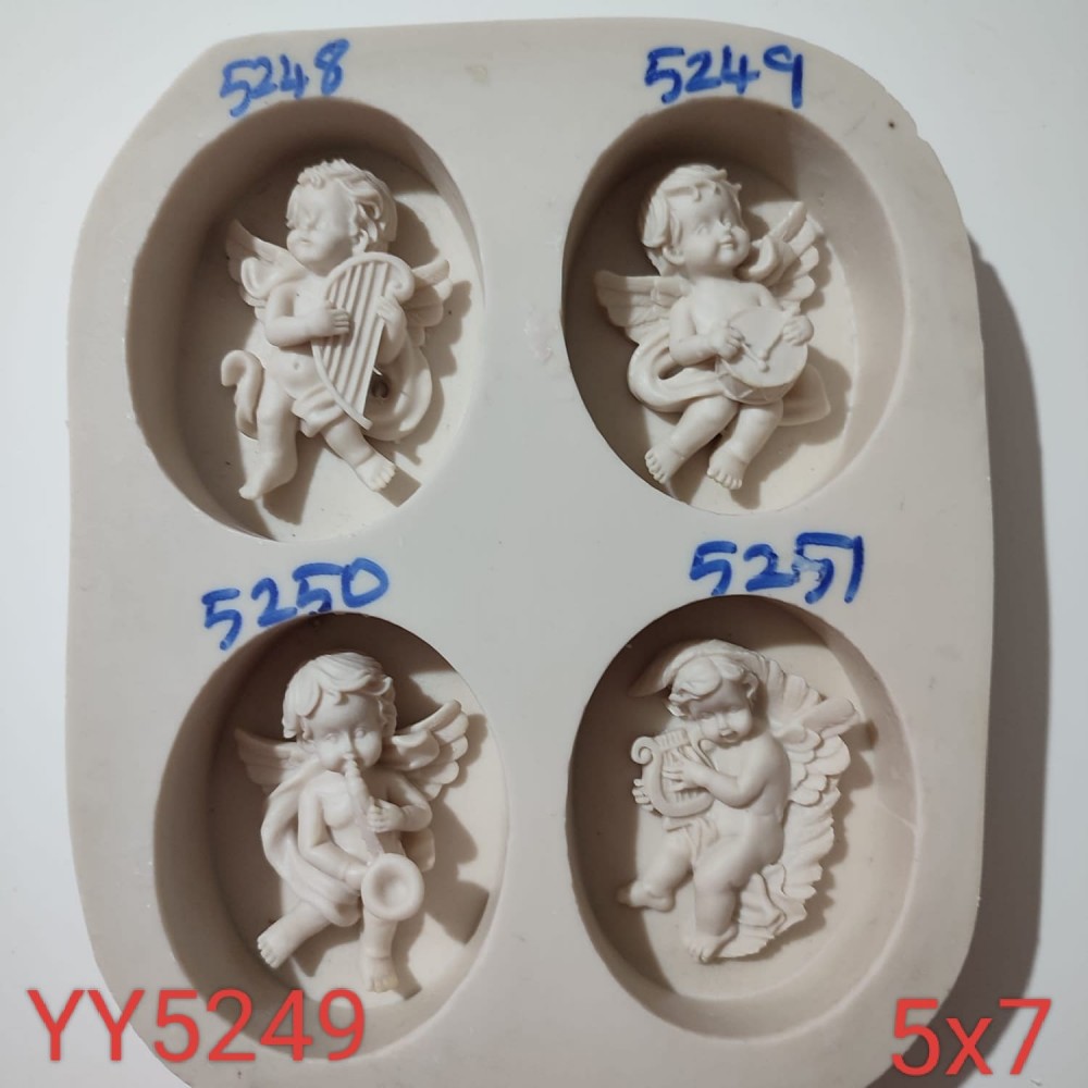 YY5249 - ENSTRÜMAN ÇALAN MELEK KIZ - SİLİKON KALIP YY5249 - ENSTRÜMAN ÇALAN MELEK KIZ - SİLİKON KALIP