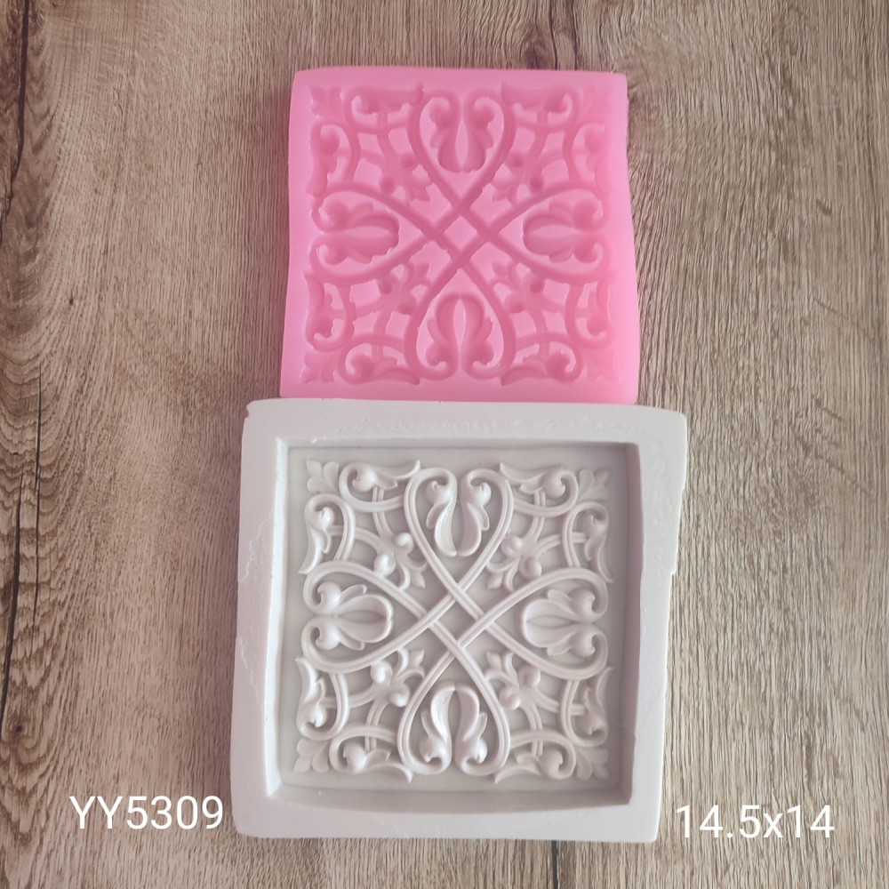 YY5309 - KARE DUVAR SÜSÜ - SİLİKON KALIP YY5309 - KARE DUVAR SÜSÜ - SİLİKON KALIP