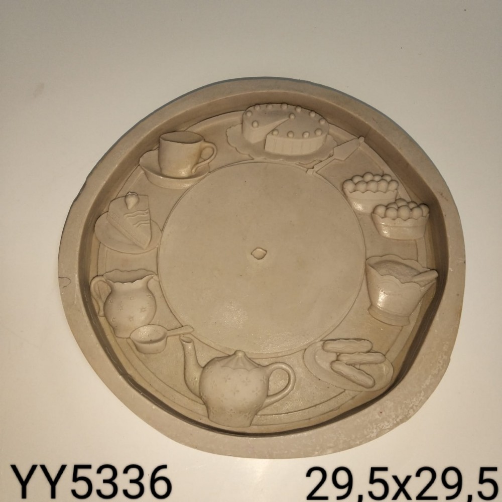 YY5336 - ÇAY SAATİ TEMALI SAAT - SİLİKON KALIP YY5336 - ÇAY SAATİ TEMALI SAAT - SİLİKON KALIP