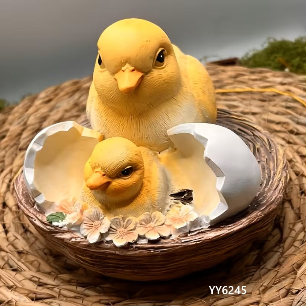 YY6245 – Sevimli Anne Kuş ve Yavrusu Biblo Silikon Kalıp