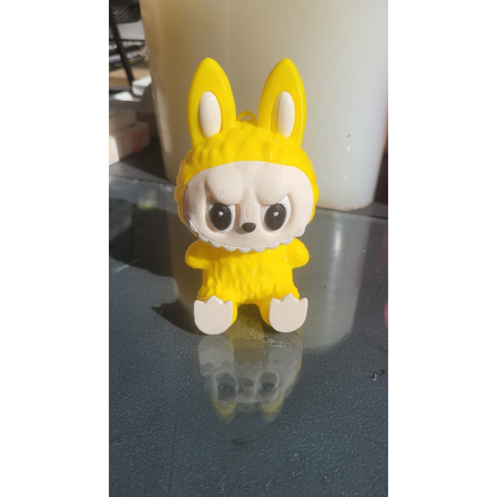 YY9007 Oturan Labubu Bebek Silikon Kalıp